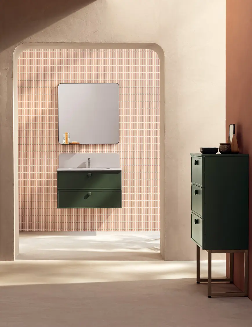 Showroom di arredo bagno Giorgetti Renzo a Lucca con soluzioni eleganti e funzionali