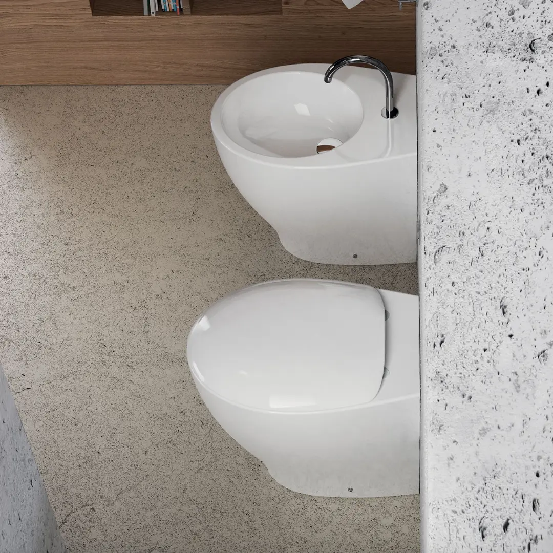 Sanitari per il bagno dal design contemporaneo e funzionale